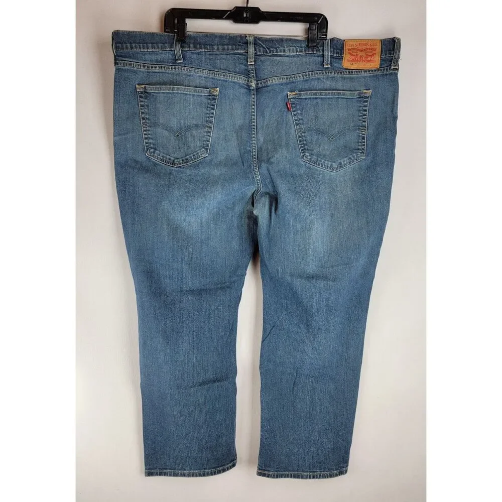 Levi's 541 Mens Size 52x30 Athletic Taper Fit Denim Jeans